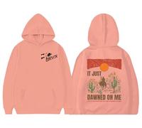 It Just Dawned On Me Life Is As Fleeting As The Passing Dawn Hoodie, Country Music Hoodie, Western Country Music Orange