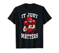 It Just Matters Football Value Graphic T-Shirt, Men, Black, L