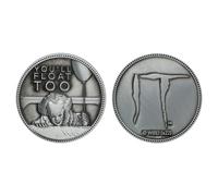 IT Limited Edition Collectible Coin - Officially Licensed Double-Sided Embossed Pennywise Design, Individually Numbered, 38mm, Acrylic Display Pack (9,995 Worldwide)