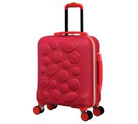 IT Luggage 8 Wheel Hard Kids Suitcase - Cabin, Red