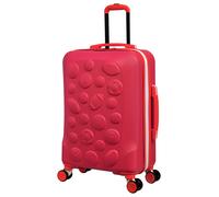 IT Luggage 8 Wheel Hard Kids Suitcase - Cabin, Red