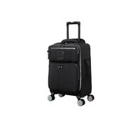 IT Luggage Ashdon 8 Wheel Soft Cabin Suitcase - Black