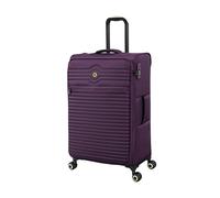 It Luggage Circulator 28" Softside Checked 8 Wheel Expandable Spinner Italian Plum