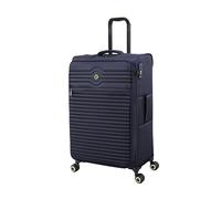 It Luggage Circulator 28" Softside Checked 8 Wheel Expandable Spinner, Maritime Blue