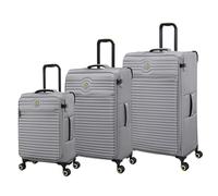 It Luggage Circulator 3-Piece Softside 8-Wheel Expandable Spinner Luggage Set, Elephant Skin, L, Circulator 3-Piece Softside 8-Wheel Expandable Spinner Luggage Set