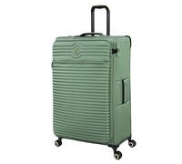 It Luggage Circulator 32" Softside Checked 8 Wheel Expandable Spinner, Hedge Green, L, Circulator 32" Softside Checked 8 Wheel Expandable Spinner