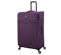 It Luggage Circulator 32" Softside Checked 8 Wheel Expandable Spinner, Italian Plum, L, Circulator 32" Softside Checked 8 Wheel Expandable Spinner