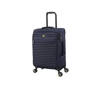 It Luggage Circulator Softside Expandable 8 Wheel Trolley Suitcase 56 cm, Navy Blue, S, Circulator Softside Expandable 8 Wheel Suitcase 22 inch
