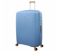 IT Luggage Continuous Expandable 8 Wheel Hard Extra Large Suitcase - Blue