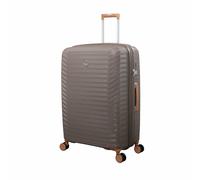 IT Luggage Continuous Expandable 8 Wheel Hard Large Suitcase - Coffee