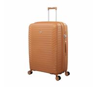 IT Luggage Continuous Expandable 8 Wheel Hard Large Suitcase - Pumpkin