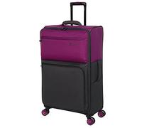 it luggage Duo-Tone 31" Checked 8 Wheels, Fuchsia Red/Magnet, 31", Duo-Tone 31" Softside Checked 8 Wheel Spinner