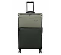 IT Luggage Duo-Tone 8 Wheel Soft Large Suitcase - Black & Grey