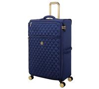It Luggage Glimmering 32" Softside Checked 8 Wheel Expandable Spinner, Ocean Cavern, L, Glimmering 32" Softside Checked 8 Wheel Expandable Spinner