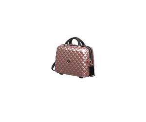 It Luggage Glitzy 16-inch Hard Vanity Case, Metallic Rose Gold, Mini, Glitzy 16-inch Hard Vanity Case
