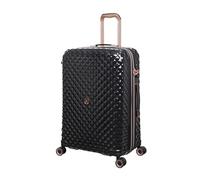 It Luggage Glitzy 27" Hardside Checked 8 Wheel Expandable Spinner, Black, M, Glitzy 27" Hardside Checked 8 Wheel Expandable Spinner