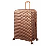 IT Luggage Glitzy Expandable 8 Wheel Hard Extra Large Suitcase - Copper
