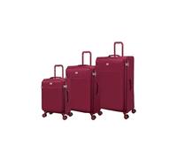 It Luggage Lustrous Luxe 3 Piece Softside 8 Wheel Spinner Set, French Port, L, Lustrous Luxe 3-Piece Softside 8-Wheel Spinner Set