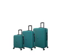 IT Luggage Pleating 3pc Suitcase Set IT Luggage IT Luggage Pleating 3pc Suitcase Set Teal 3-Piece Set