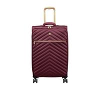 IT Luggage Plenitude Expandable 8 Wheel Soft Medium Suitcase - Wine