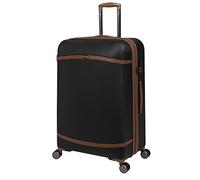it luggage Quaint 31" Hardside Checked 8 Wheel Expandable Spinner, Black with Almond Trim, 31", Quaint 31" Hardside Checked 8 Wheel Expandable Spinner