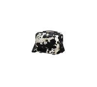 IT Luggage Sheen Expandable Hard Vanity Suitcase - Black and White