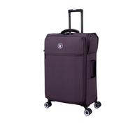 IT Luggage Simultaneous Expandable 8 Wheel Soft Medium Suitcase - Plum