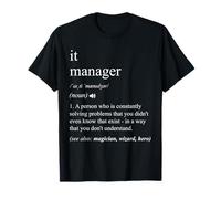 IT Manager Funny Dictionary Definition T-Shirt