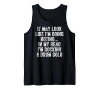 It May Look Like I'm Doing Noting Retro Vintage Tank Top