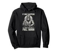 It Only Happens When There Is A Full Moon Repair Car Guys Pullover Hoodie