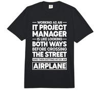 IT Project Manager Funny Technical Project Management Comfort Colors Adult Heavyweight T-Shirt