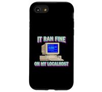 It Ran Fine On My Localhost Coding Bug Software Developer Case for iPhone SE (2020) / 7/8