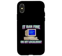 It Ran Fine On My Localhost Coding Bug Software Developer Case for iPhone X/XS