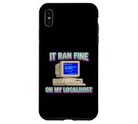 It Ran Fine On My Localhost Coding Bug Software Developer Case for iPhone XS Max