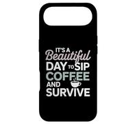 It’s a beautiful day to sip coffee survive Mom Case for iPhone Air