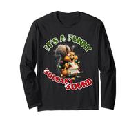 It’s a Funny Squeaky Sound Christmas Squirrel Long Sleeve T-Shirt