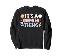 It’s A Gemini Thing Cute Zodiac Sun Moon Sweatshirt