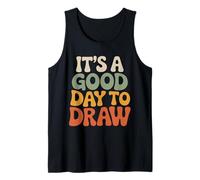 It’s a Good Day to Draw Retro Artist Art Lover Teacher Tank Top