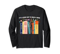 It’s a Good Day to Read a Book Colorful Design Long Sleeve T-Shirt