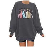 It’s a Good Day to Read A Book Shirt Womens Book Lover Teacher Sweatshirts Cute Wildflowers Bookish Reading Pullover 2024 Fall