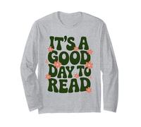 It’s a Good Day to Read Groovy Teacher Librarian Reading Long Sleeve T-Shirt