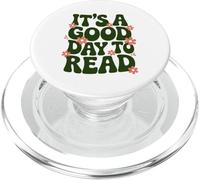 It’s a Good Day to Read Groovy Teacher Librarian Reading PopSockets PopGrip for MagSafe