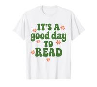 It’s a Good Day to Read Groovy Teacher Librarian Reading T-Shirt
