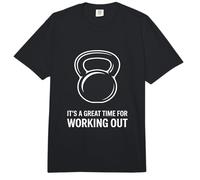 It’s a Great Time for Working Out Kettlebell Gym Workout Comfort Colors Adult Heavyweight T-Shirt