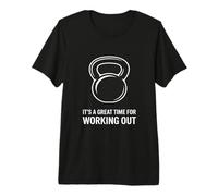 It’s a Great Time for Working Out Kettlebell Gym Workout Premium T-Shirt