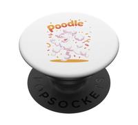 It’s A Poodle Day Funny Pup Cute Dog Smart Breed Pet Owner PopSockets Adhesive PopGrip