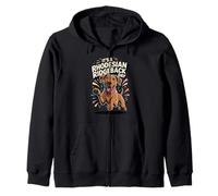 It’s A Rhodesian Ridgeback Day Funny Lion Guard Hunting Dog Zip Hoodie