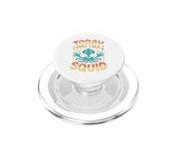 It’s A Squid Day Funny Cartoon Animal Aquatic Cephalopod PopSockets PopGrip for MagSafe