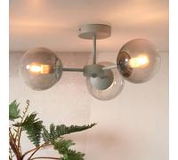 IT´S ABOUT ROMI IT'S ABOUT ROMI Aspen ceiling light, light grey, 3-bulb