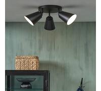 IT´S ABOUT ROMI IT'S ABOUT ROMI Bremen ceiling light 3-bulb black